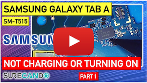 Samsung Galaxy Tab A SM-T515 Not charging or turning on. Repair attempt. Part 1